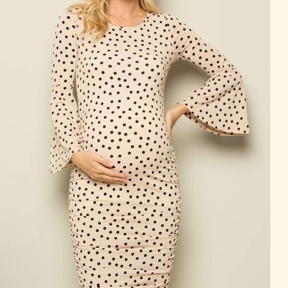 EUC-MY BUMP CHEETAH DRESS - Picture 1 of 10